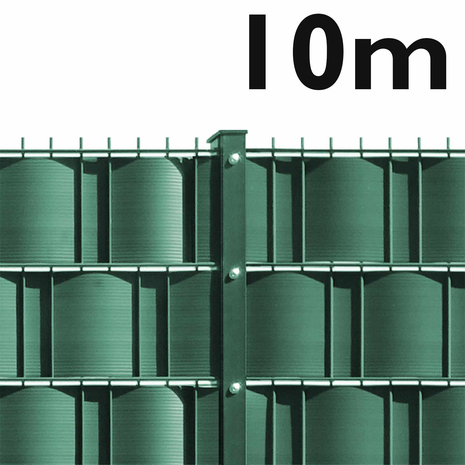 Sichtschutz Mattenzaun Set - Grün - Schwere Ausführung