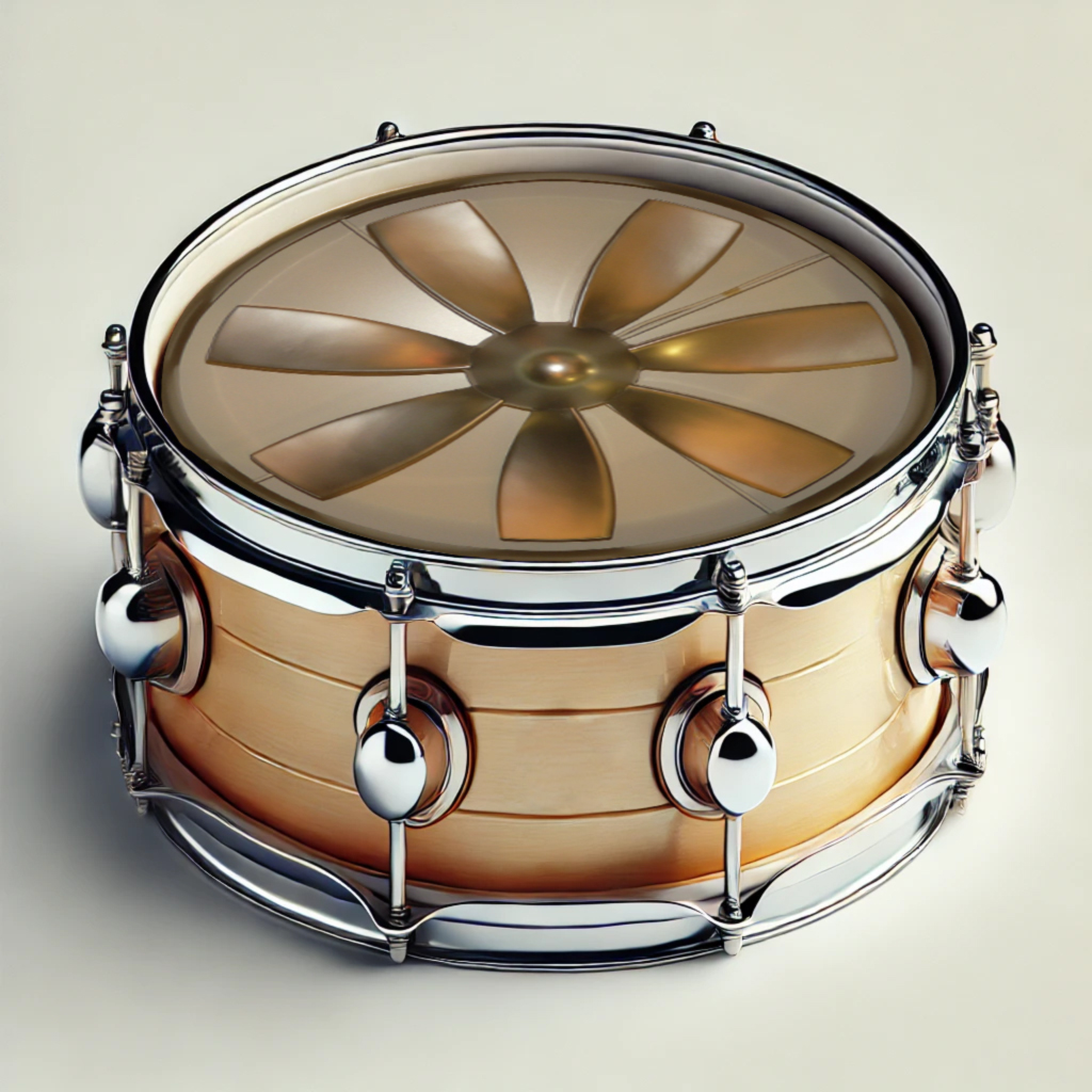 M-tec print® Snare Drum Fell - Breeze