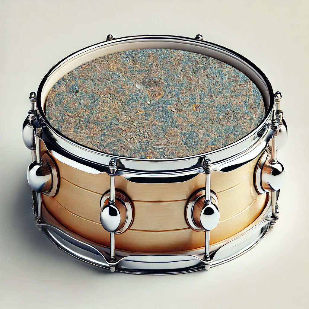 M-tec print® Snare Drum Fell - Vintage Iron