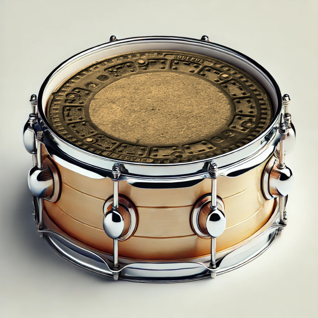 M-tec print® Snare Drum Fell - Golden Gully