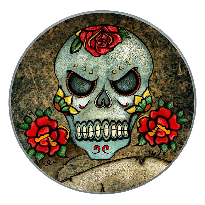 M-tec print® Bass Drum Fell - Motiv: "Los Muertos"